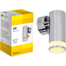Настенный накладной светильник IEK Lighting 4008 под лампу gu10 хром LT-UBB0-4008-GU10-1-K23