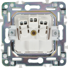 Розетка IEK SKANDY SK-R05Bl с заземлением без защитных шторок 16А черный SK-R11-16-K02